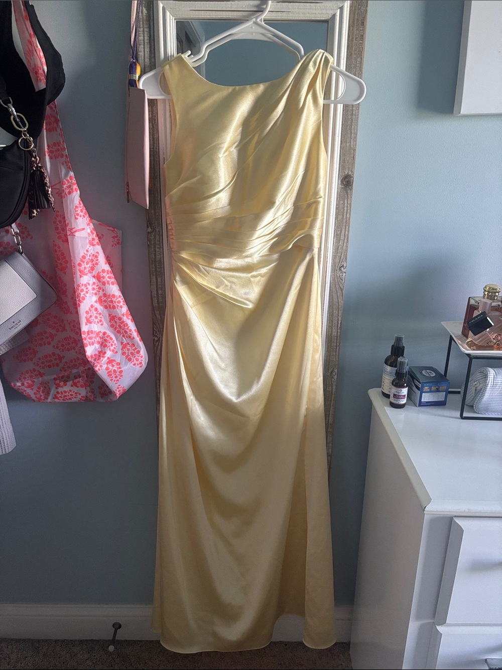 Gorgeous yellow prom dress